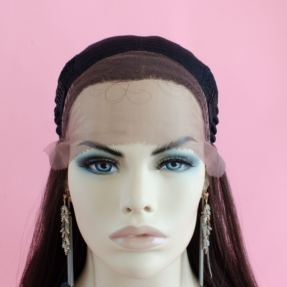 16" Brown Lace Front Wig Color Free-Part #4 - Picture 7 of 8